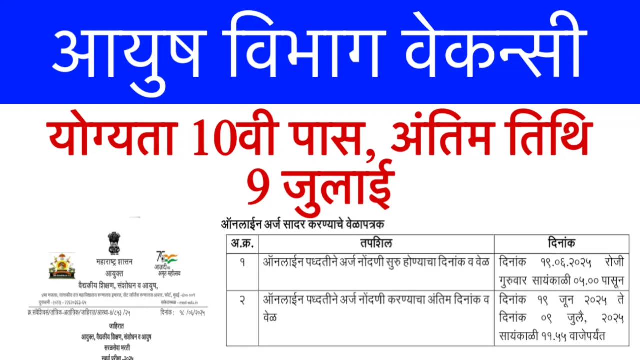 DMER Maharashtra Group-C Vacancy
