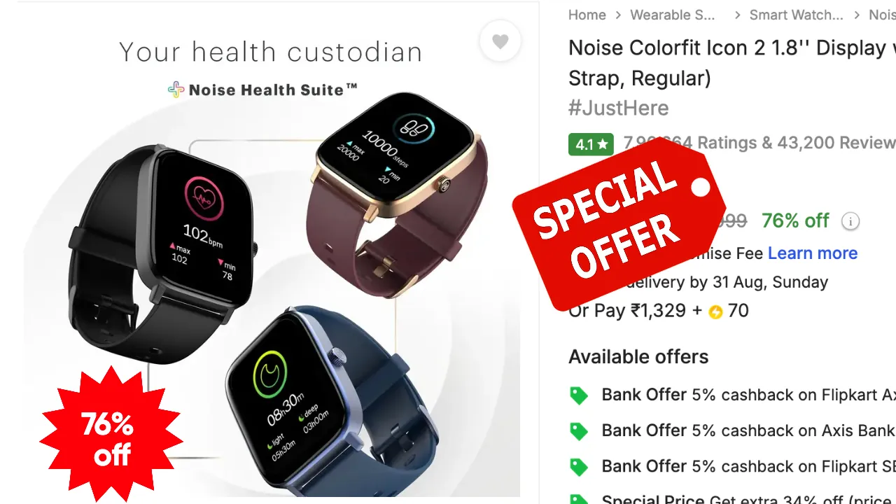 Noise Colorfit Icon 2 Smartwatch