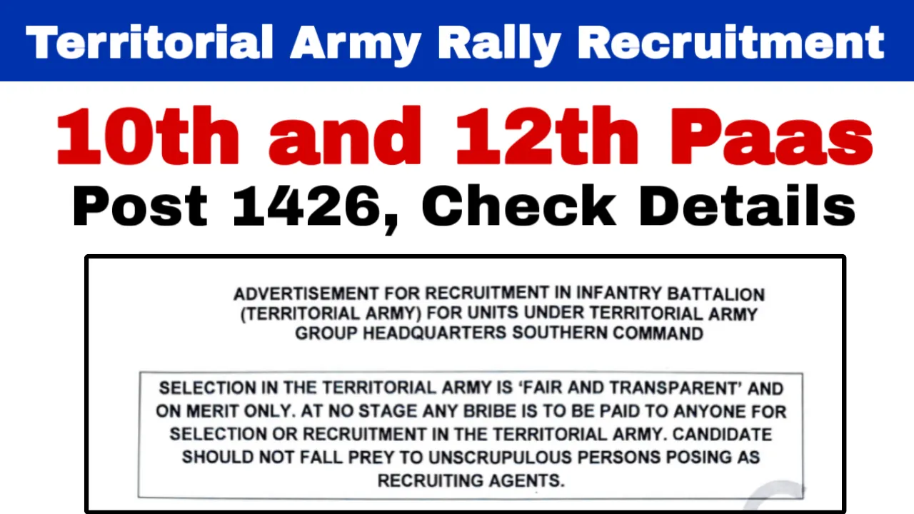 Territorial Army Rally Recruitment