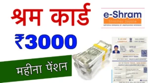 shram card 3000 rupay pension